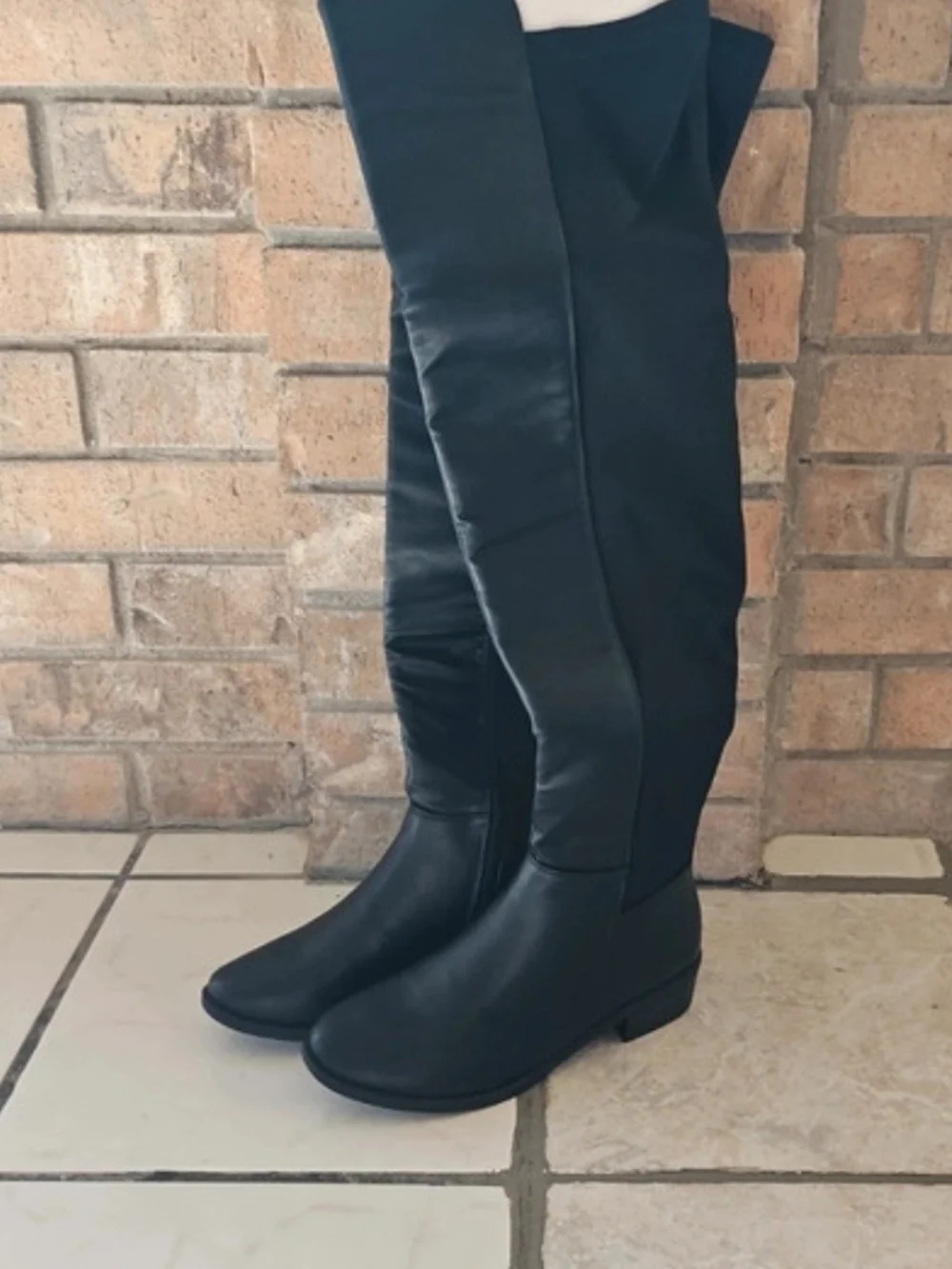 Sperry Black Over-the-Knee Stretch Riding Boots